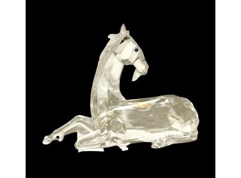 Crystal Horse With Blue Eyes