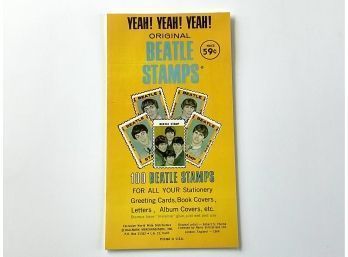 Vintage The Beatles Full Book Of Stamps