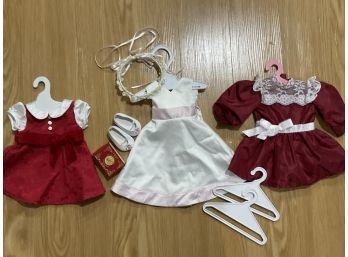 Samantha American Girl Doll Clothing 3 Outfits