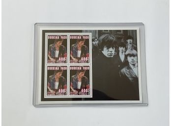 Mick Jagger Burkina Faso West Africa Postage Stamps