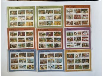 Disney Movies Set Of Postage Stamps