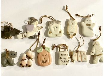 Collection Of Lenox Halloween Ornaments