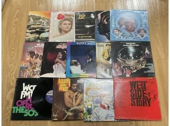 Collection Of  Vinyl Record Albums Billy Joel, Donna Summer, Olivia Newton John, Led Zeppelin & More