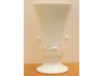 Art Deco White Milk Glass Vase/Urn