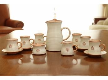 English Studio Pottery Clay Tea