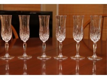 Crystal Champagne Glasses Set Of 6