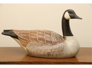 R White Signed 24 Inch Duck Display