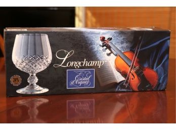 Longchamp Cristal D'Arques Brandy Glass Set