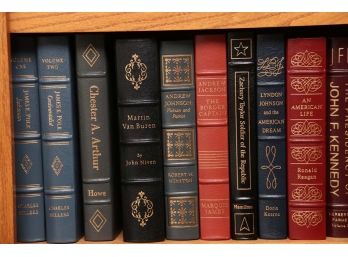 Leather Bound Books Including The Presidency Of John F Kennedy