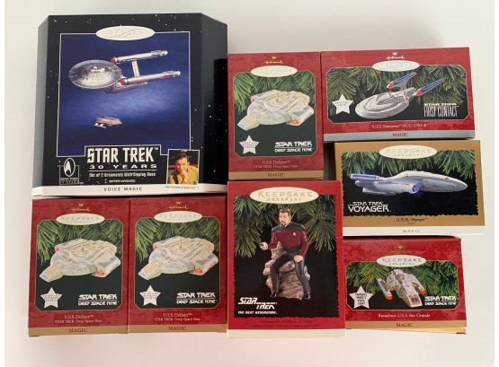 Collection Of Hallmark Star Trek Ornaments 2