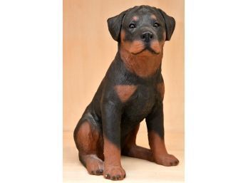 Rottweiler Dog Figurine