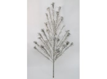 Vintage Silver Aluminum 5 Foot Christmas Tree (Missing Base)
