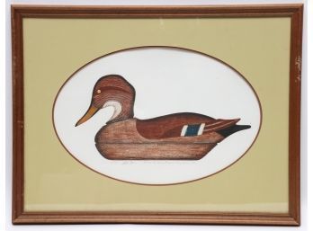 Signed Duck Lithograph (2 Of 2)