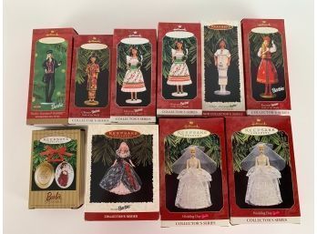 Collection Of Hallmark Barbie Ornaments 1