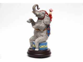 Ringling Brothers 1988 Musical Circus Elephant Statue