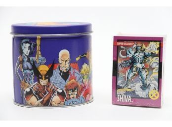 Skybox 1993 X-Men Limited Edition Trading Card Set With Tin Case