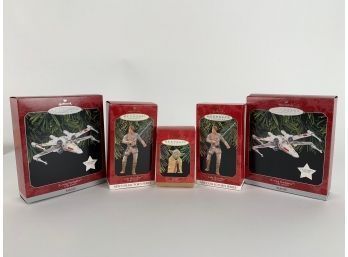Set Of 5 Hallmark Star Wars Ornaments