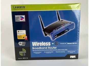 New In Box Linksys Wireless - B Broadband Router