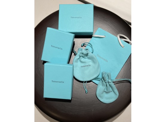 Variety Of Boxes & Pouches From Tiffany's