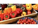 Large Wooden Trough ) Peppers Not Included) Serving Piece