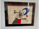 Joan Miro Color Serigraph Signed In Plate -  Print. 'The Bat'