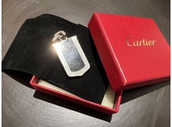 'Love Is Divine' Keychain From Cartier, Paris (with Felt & Box)