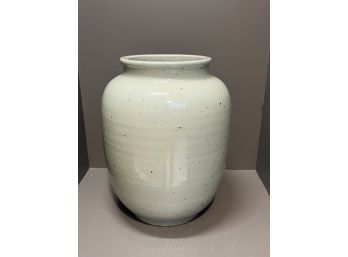 LARGE Scale Celedon Vase - Very Heavy