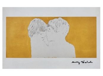 Andy Warhol Signed - 'Male Child And Female Child Heads' 1986