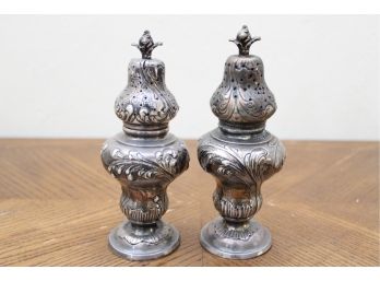Pair Of Sterling Silver Salt And Pepper Shakers (236 Grams)