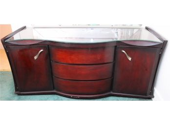 Rosewood Dresser With Gold Tone Handles