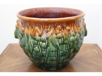 Large Hand Painted Pot