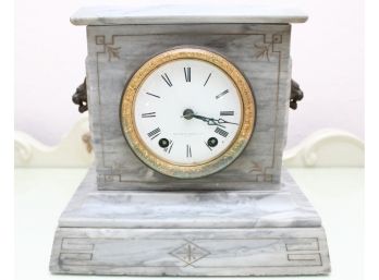 Marble Mitchell Vance & Co N.Y. Clock