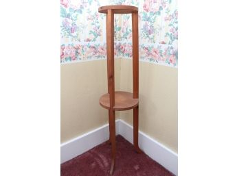 Vintage Two Tier Wooden Stand