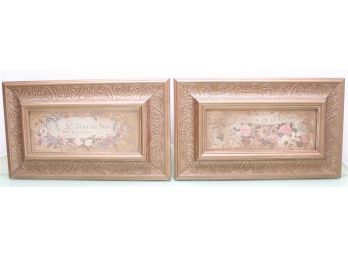 Pair Of Vintage Peltier And Co. Framed Wall Art