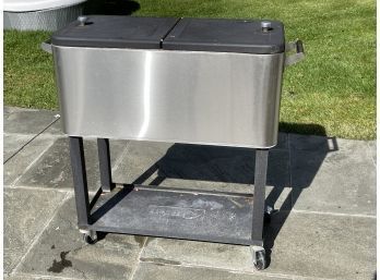 Trinity Stainless Steel Outdoor Cooler Cart