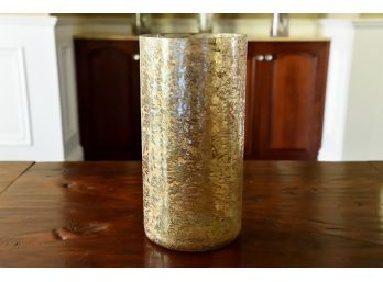 West Elm Distressed Cylindrical Vase