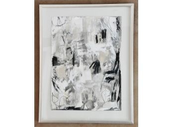 Abstract Framed In Silver Frame