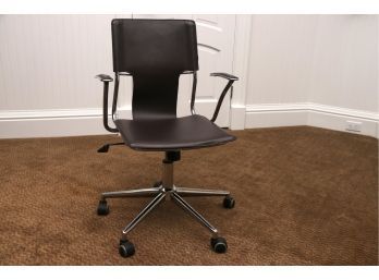 Euro Style Chrome Office Chair