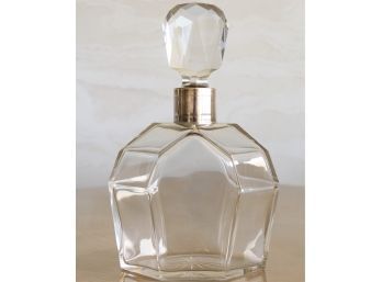 Art Deco Silver Neck Decanter With Stopper