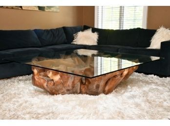 Live Root Mid Century Coffee Table