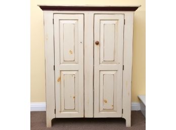Knotty Natural Pine Cabinet