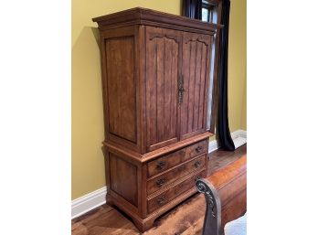 Century French Armoire Entertainment Cabinet
