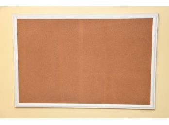 White Frame Cork Board