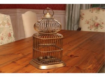 Decorative Brass Bird Cage