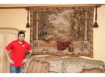 Classic Verdure Au Chateau II French Tapestry