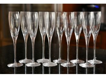 Lenox Crystal Champagne Glasses Set Of 10