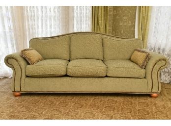 Custom Upholstered Chenille Fabric Sofa