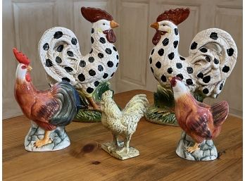 Rooster Collection Including Salt & Pepper Shakers