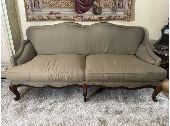 French Provincial Camelback Sofa