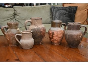 Old Clay Jug Collection